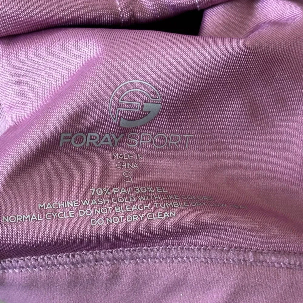 Foray Golf Sport Longline Fashion Bra Size S Pink Purple Orchid Mist Activewear‎